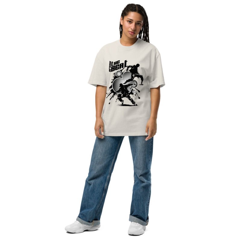 Break the beat - T-shirt oversize délavé - Vintage Urban Streetwear