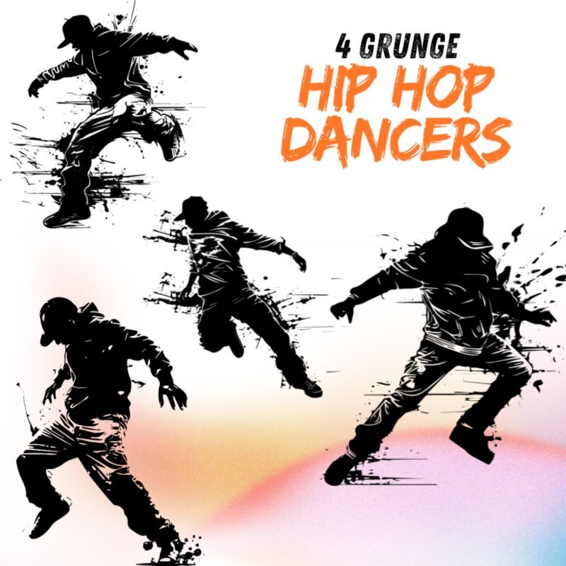 Frutiger Metro - 4x silhouettes hip hop