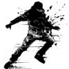 Frutiger Metro - 4x silhouettes hip hop – Image 5