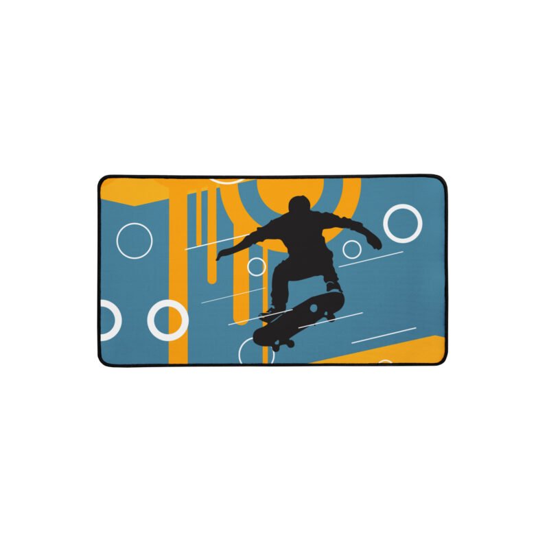 Silhouette de skateur - Sous-main - Frutiger Metro