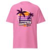 T-shirt unisexe été en coton coloré – Soleil & palmiers – Image 3