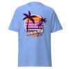 T-shirt unisexe été en coton coloré – Soleil & palmiers – Image 4