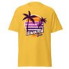 T-shirt unisexe été en coton coloré – Soleil & palmiers – Image 5