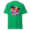 T-shirt unisexe été en coton coloré – Soleil & palmiers – Image 2