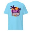 T-shirt unisexe été en coton coloré – Soleil & palmiers – Image 6
