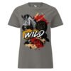 T-shirt zèbre femme mauve doré – Let’s Get Wild | Look safari Y2K chic – Image 5