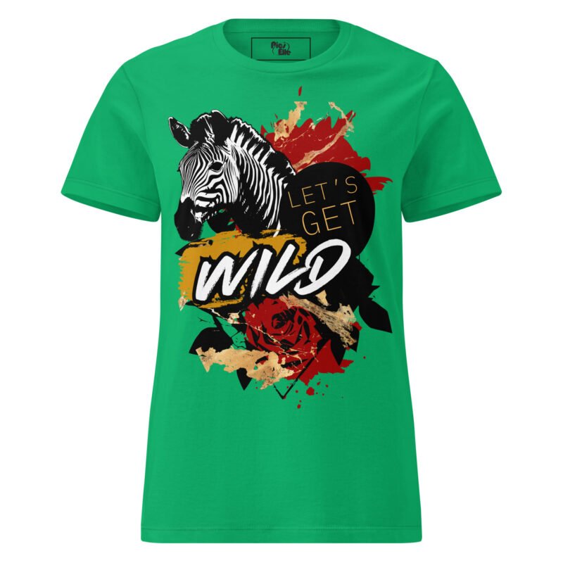 T-shirt zèbre femme mauve doré – Let’s Get Wild | Look safari Y2K chic