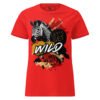 T-shirt zèbre femme mauve doré – Let’s Get Wild | Look safari Y2K chic – Image 3