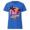 T-shirt femme été en coton – Soleil & palmiers – Image 2