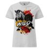 T-shirt zèbre femme mauve doré – Let’s Get Wild | Look safari Y2K chic – Image 6