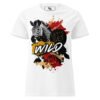 T-shirt zèbre femme mauve doré – Let’s Get Wild | Look safari Y2K chic – Image 7