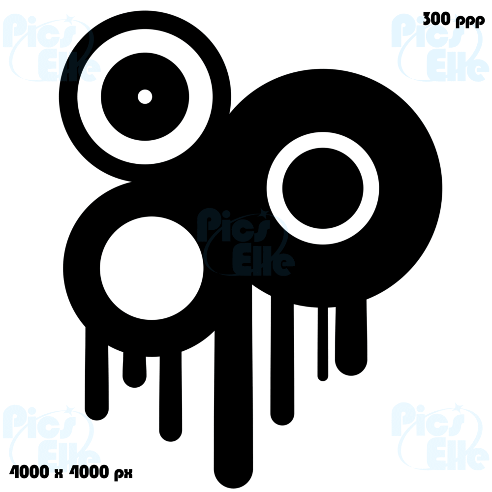 Bold circles design – Frutiger Metro Style – Transparent PNG 4000×4000