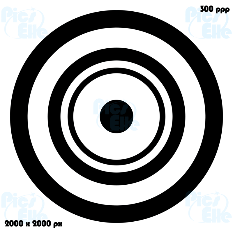 Bold circles design - Frutiger Metro Style - Transparent PNG 2000×2000