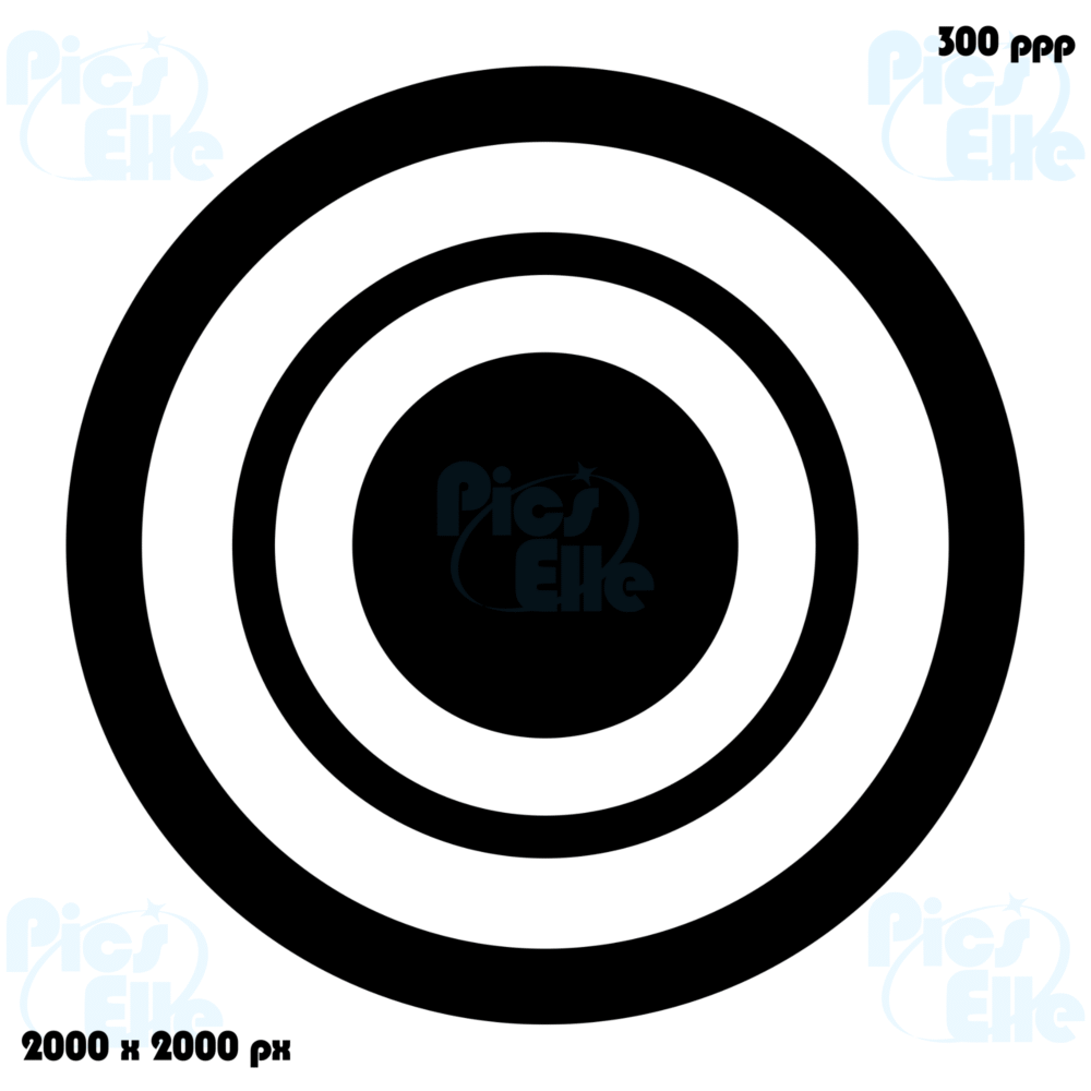 Bold circles design - Frutiger Metro Style - Transparent PNG 2000×2000
