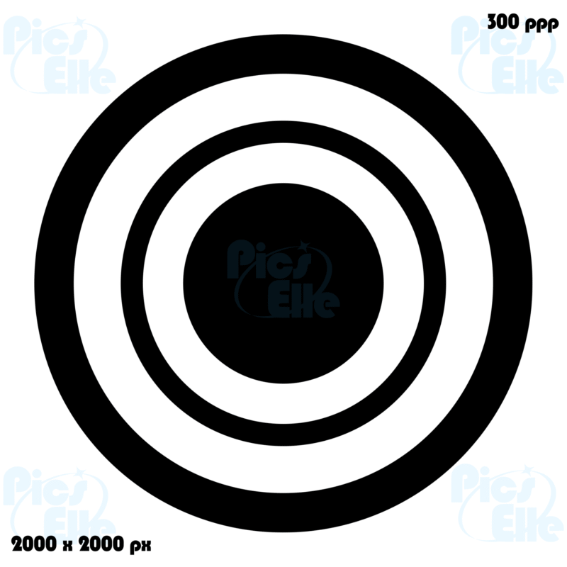 Bold circles design - Frutiger Metro Style - Transparent PNG 2000×2000