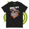 Unisex classic tee - Wild Life falcon - orange version - Image 2
