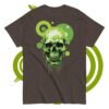 Unisex classic tee - Halloween green skull - Image 4