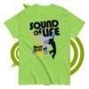 Unisex classic tee - Sound of Life - Frutiger Metro - Image 4