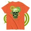 Unisex classic tee - Halloween green skull - Image 6