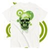Unisex classic tee - Halloween green skull - Image 8