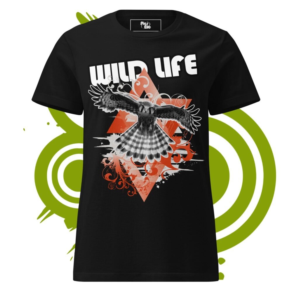 Women’s basic softstyle t-shirt - Wild Life falcon - orange version