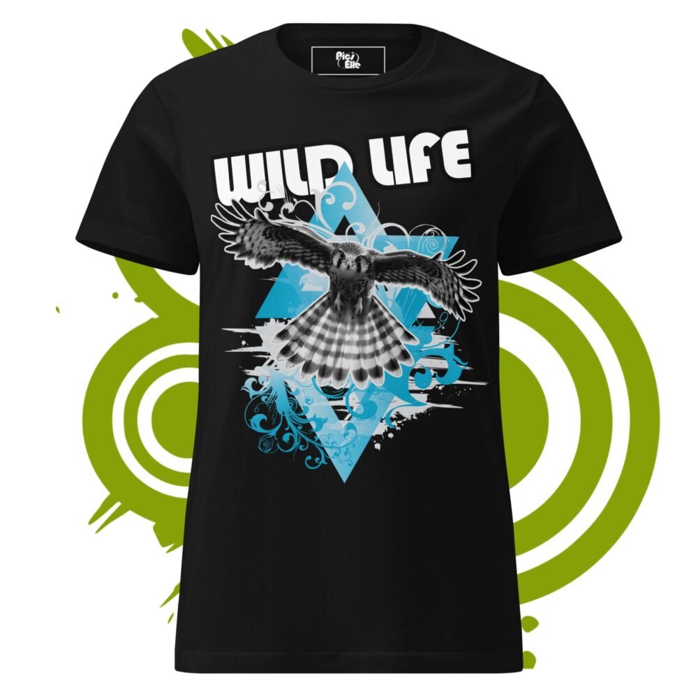 Women’s basic softstyle t-shirt - Wild Life falcon - blue version