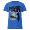 Women’s basic softstyle t-shirt - - Sound of Life - Frutiger Metro - Image 2