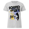 Women’s basic softstyle t-shirt - - Sound of Life - Frutiger Metro - Image 6