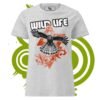 Women’s basic softstyle t-shirt - Wild Life falcon - orange version - Image 4