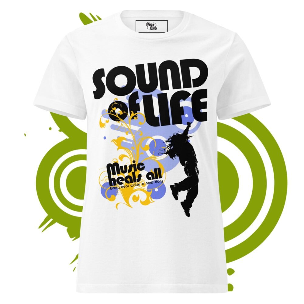 Women’s basic softstyle t-shirt - - Sound of Life - Frutiger Metro