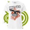 Women’s basic softstyle t-shirt - Wild Life falcon - orange version - Image 5