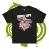 Youth classic tee - Wild Life falcon - orange geometric graffiti - Image 5