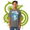 Youth classic tee - Blue Skate or die - Frutiger Metro - Image 3