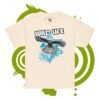 Youth classic tee - Wild Life falcon - blue geometric graffiti - Image 5
