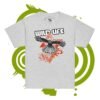 Youth classic tee - Wild Life falcon - orange geometric graffiti - Image 9