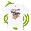 Youth classic tee - Wild Life falcon - orange geometric graffiti - Image 10