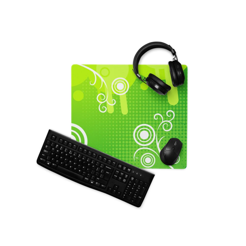 Gaming mouse pad - green Frutiger Metro
