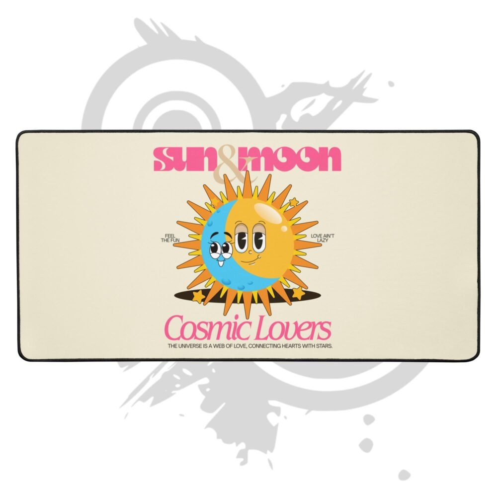 Desk mat - Sun  Moon : Cosmic Lovers