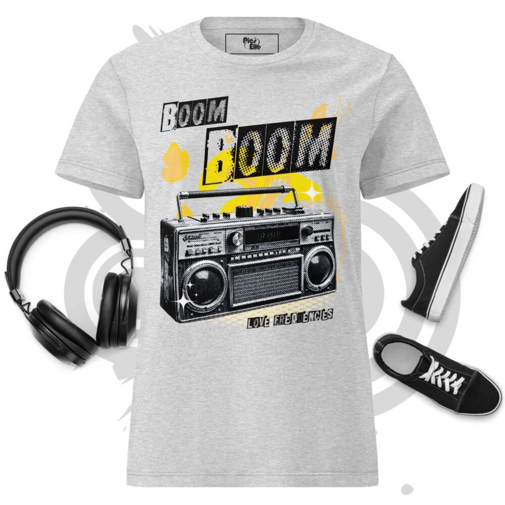 Women’s basic softstyle t-shirt - BOOM BOOM love frequencies