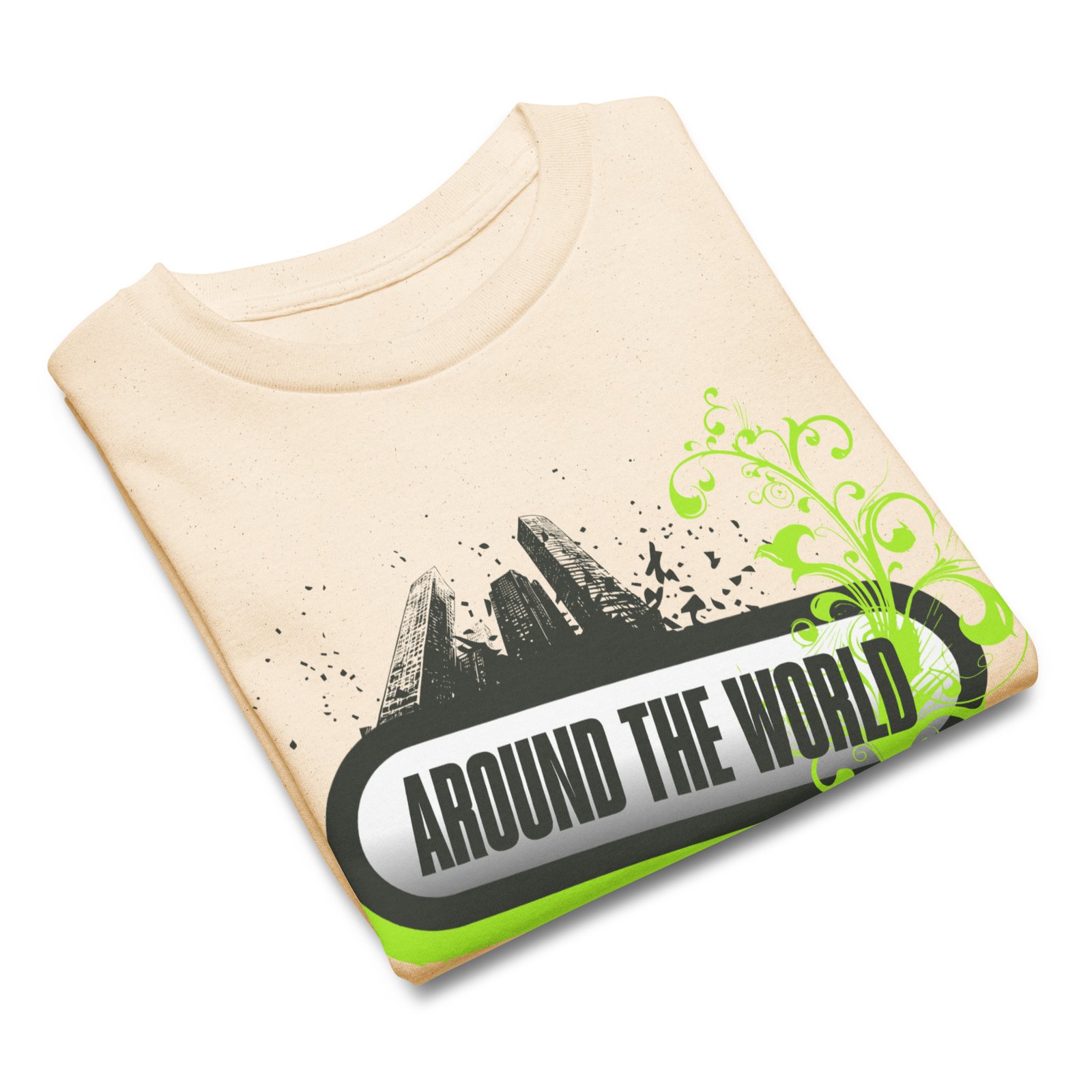 Youth Classic Tee – Bold Frutiger Metro Graffiti Style 2010s Urban Skyline Design – Image 23