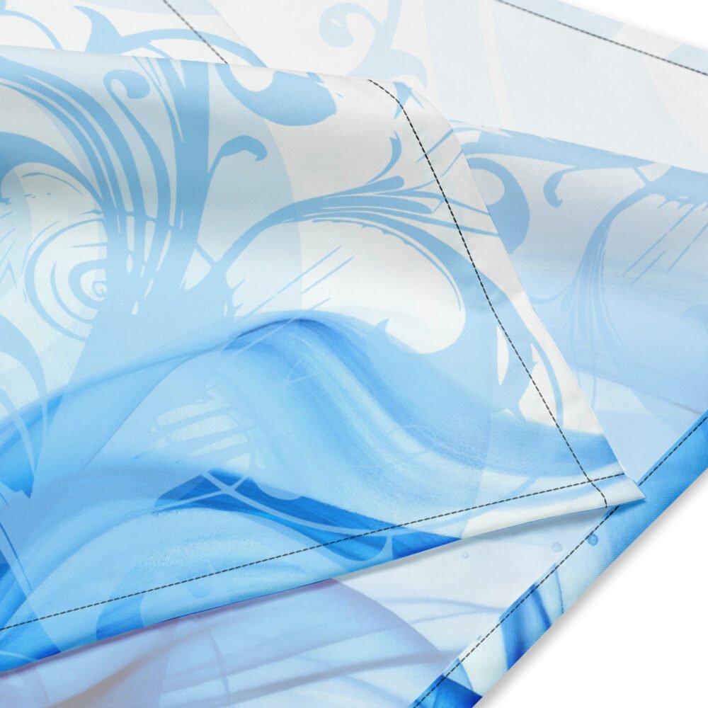 All-over print Frutiger Aero bandana